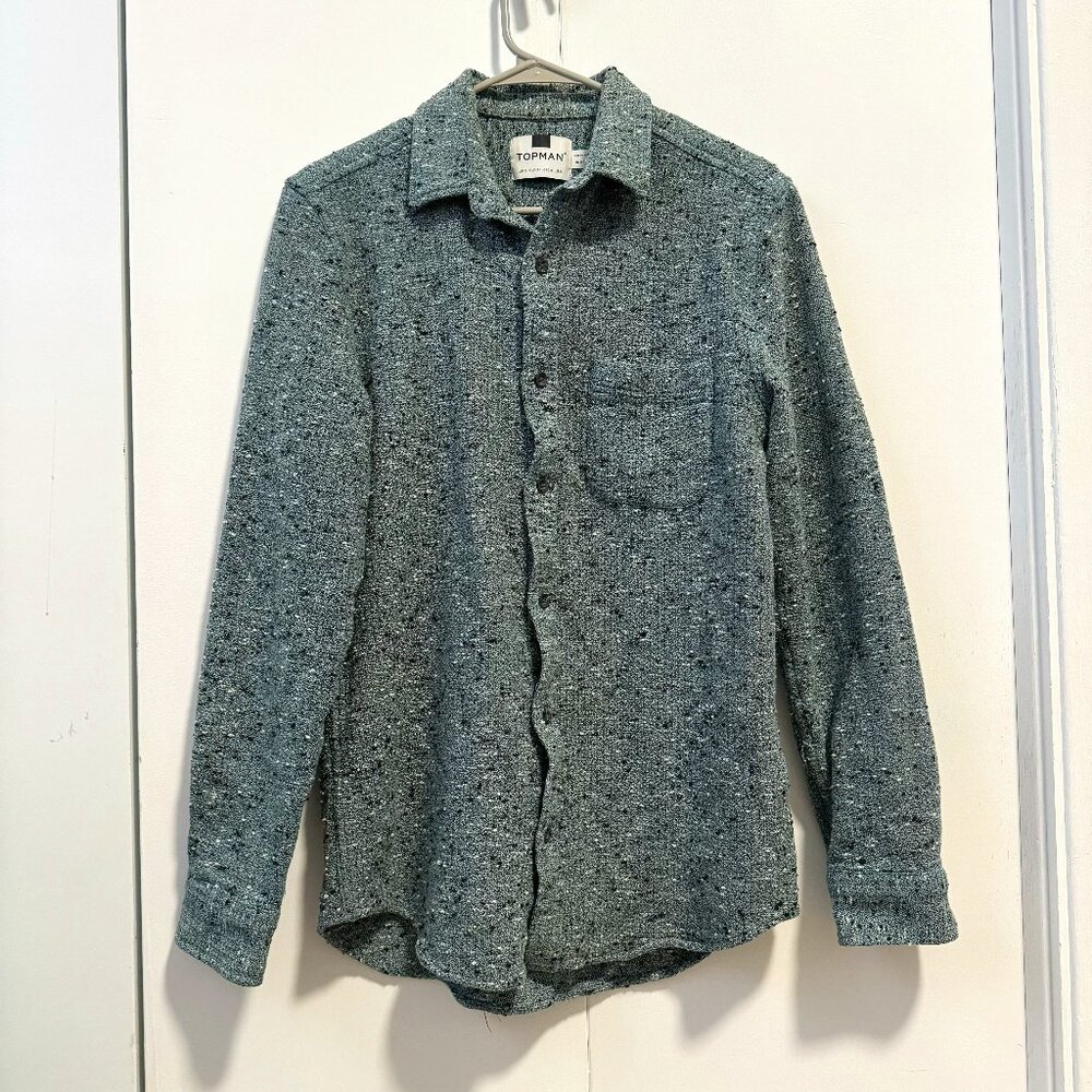 Heavyweight Flannel Shirt, Size Small